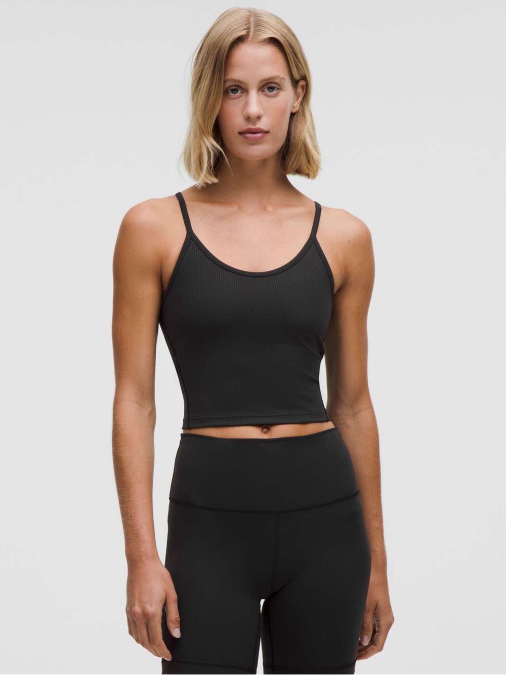 Lululemon Wunder Train U-Neck Strappy Ribbed Tank Top